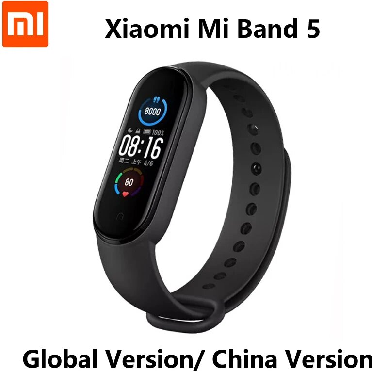 Картинки Xiaomi Mi Band 5 фитнес-браслет, Miband5Global a FWS
