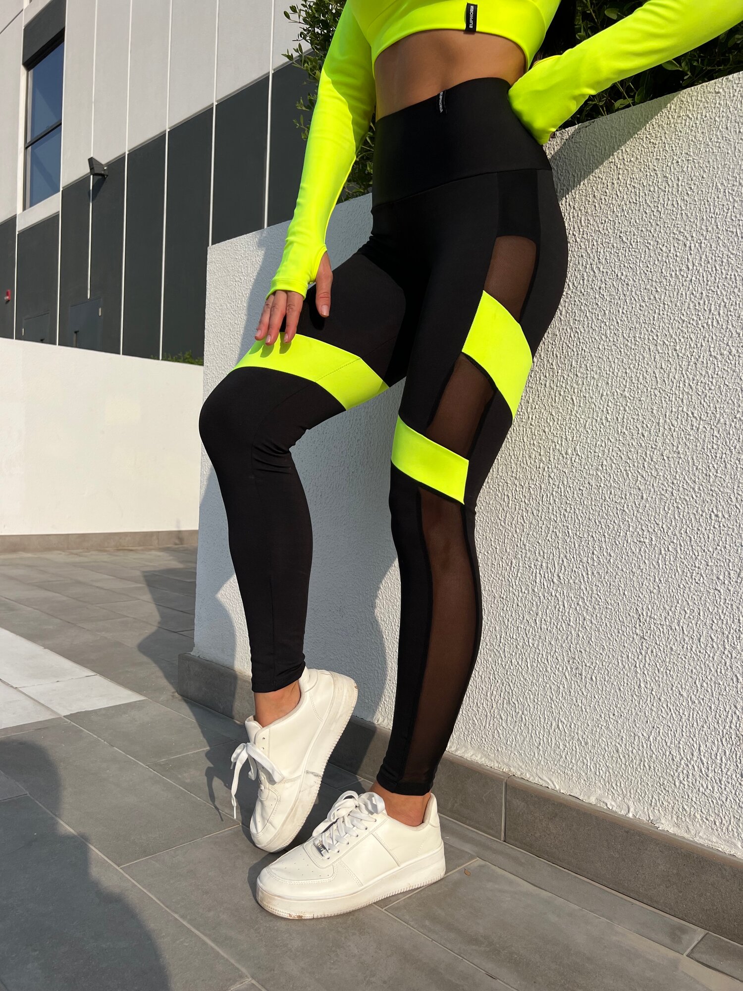 Изображение Легинсы спортивные Euphoria Feel Pink Fluo, размер XS, зелёный