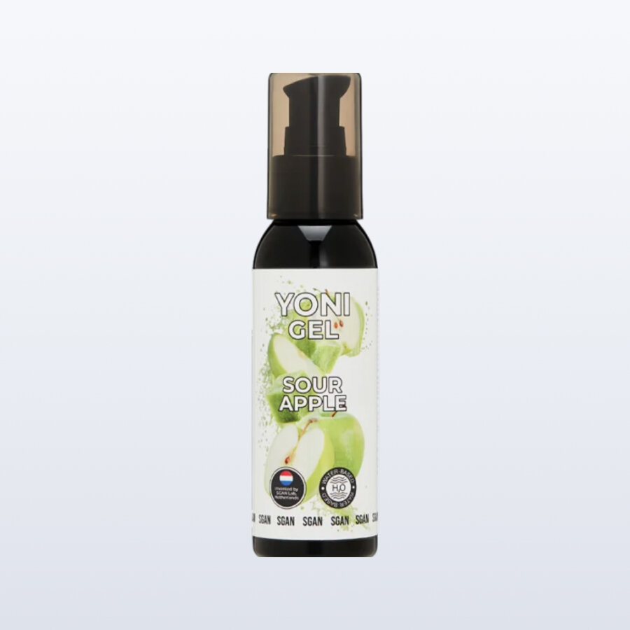 78428 SGAN Лубрикант для орального секса Sour Apple, 100 мл. Смазка на водной основе со вкусом кислого яблока