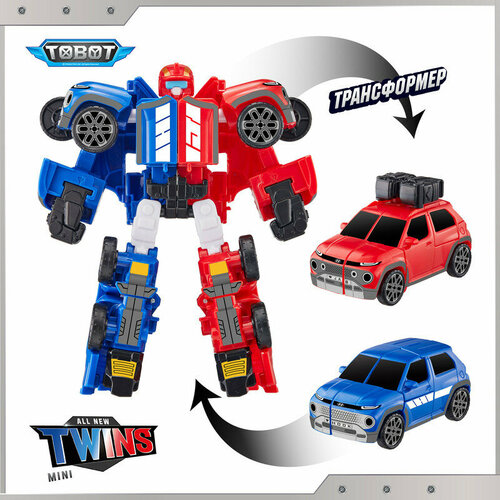 Tobot Робот трансформер Тобот TWINS NEW мини, 301179