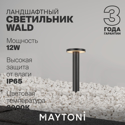 Изображение товара Светильник уличный ландшафтный светодиодный Maytoni Outdoor Wald O420FL-L12GF