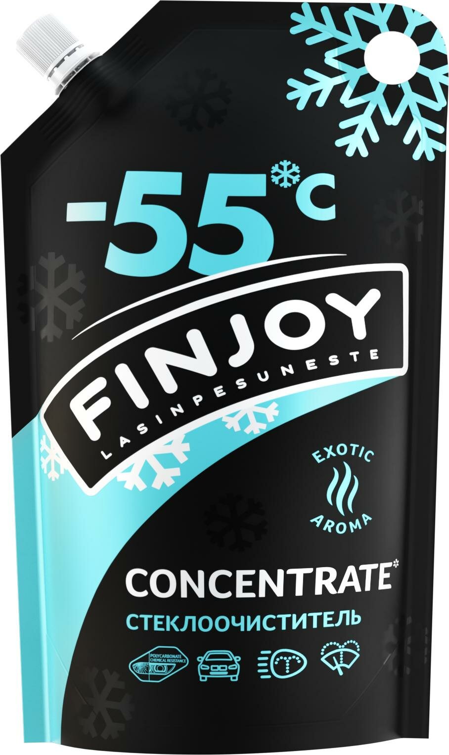 Автоочиститель стекол Fin Joy концентрат exotic -55° C, 1 л, дой-пак (66192202)