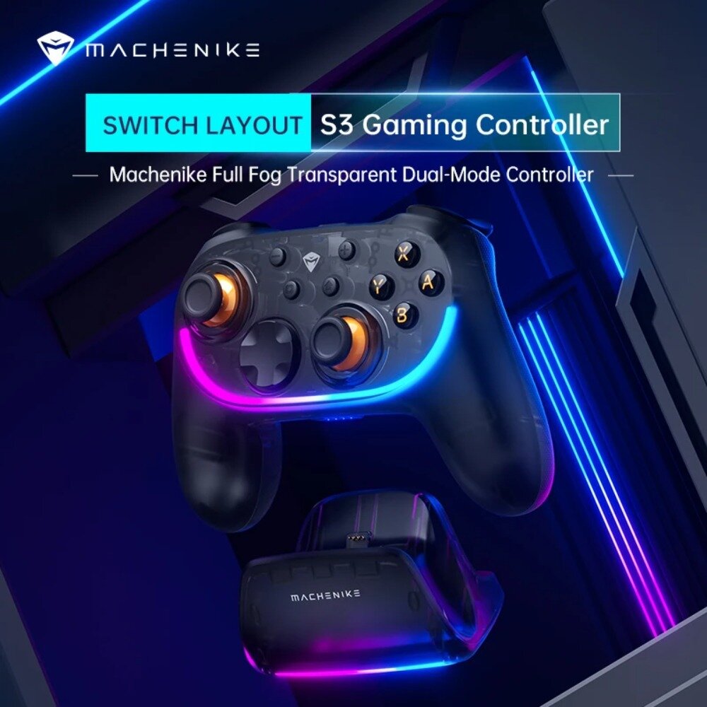 Machenike S3 Wireless Gaming Controller Джойстики С Эффектом Холла Для ПК Геймпад Для Nintendo Switch Android IOS Steam — фото 1