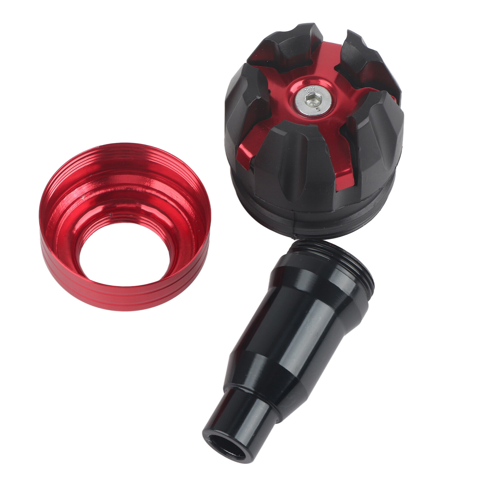 Новая рама мотоцикла с ЧПУ из алюминиевого сплава защита от падения красные колпачки