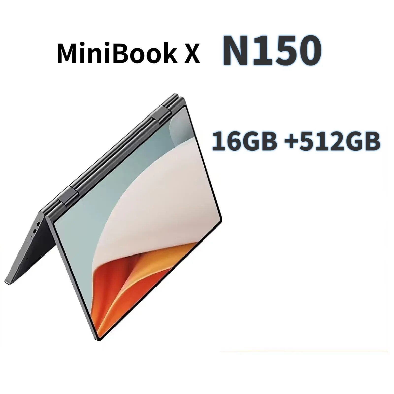Ноутбук Chuwi MiniBook X, 10.51", 16/512ГБ, N150, Intel UHD, Windows