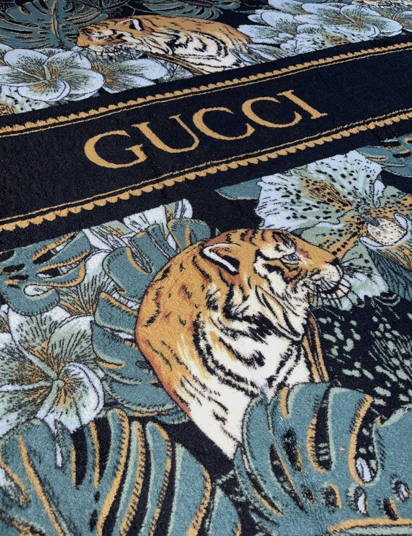 Плед - Gucci 180х200см Стильный модный мягкий легкий компактный покрывала на диван