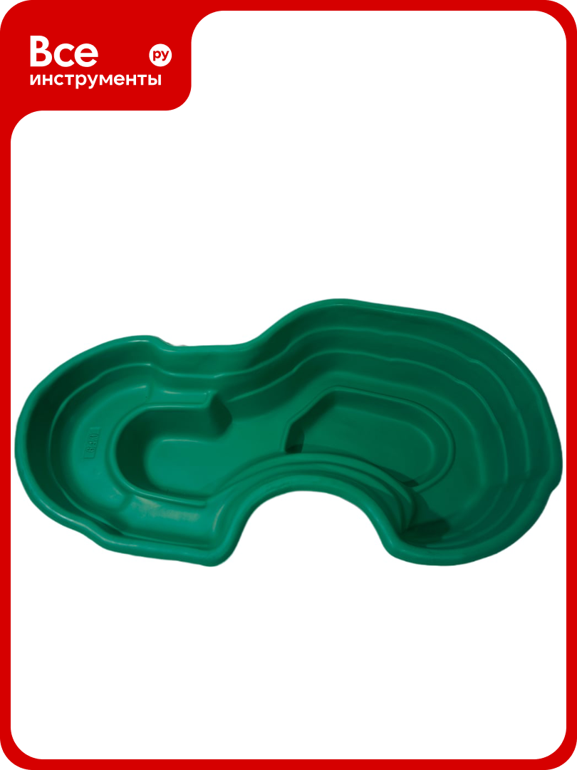 Декоративный пруд ЦентрПласт 640 л пластиковый 245x128x60 см зеленый 14608