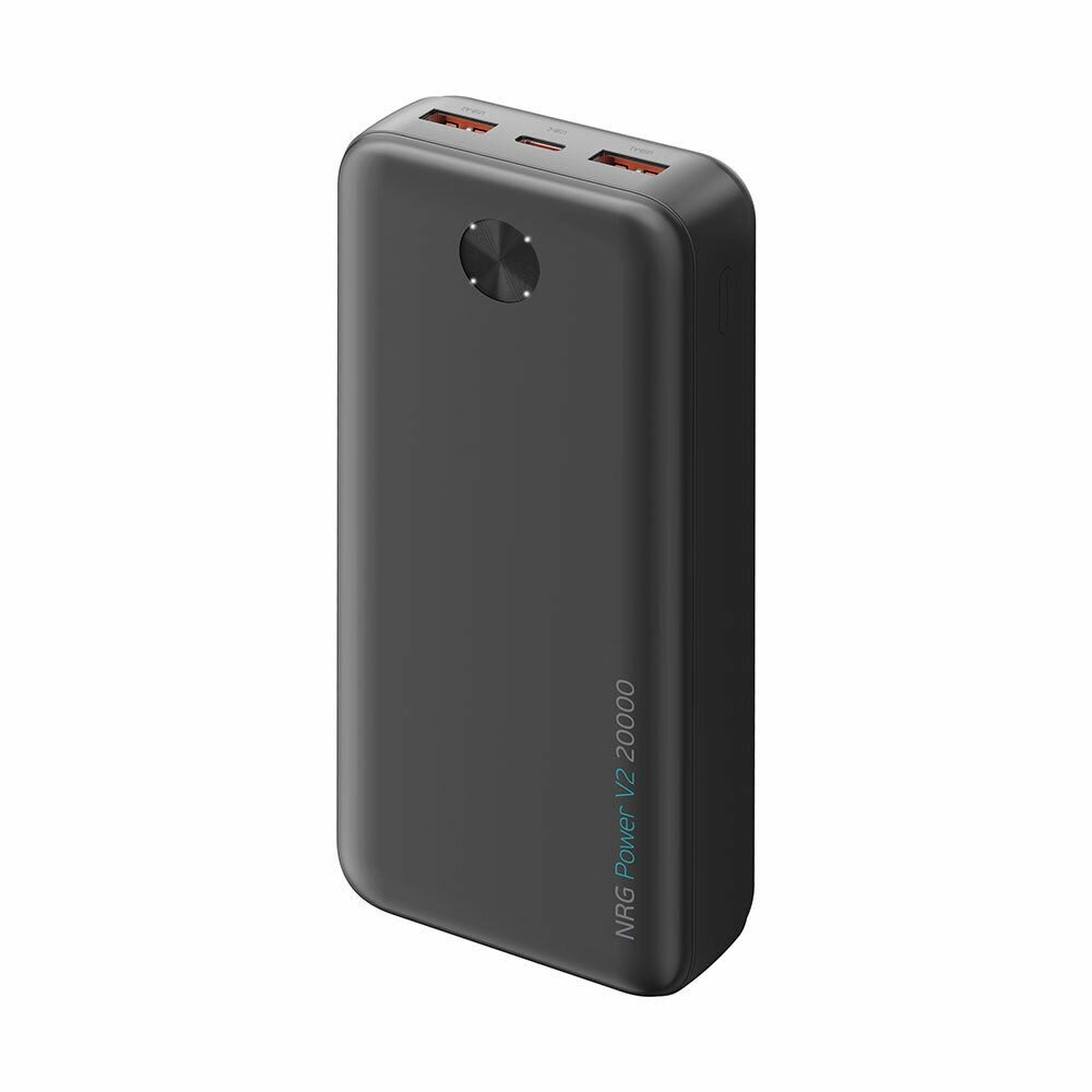 Внешний аккумулятор NRG Power V2 20000 мА-ч 2A 2xUSB powerbank черный Deppa 33680