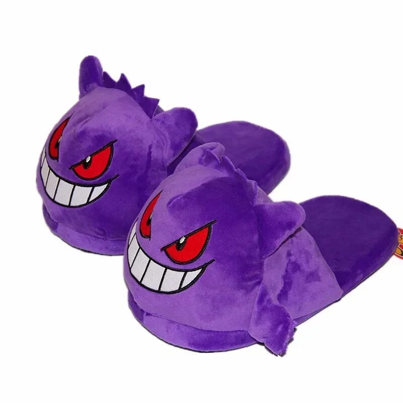 Зимние тапочки Pokemon Gengar Snorlax TAKARA TOMY, 35-40 250MM, Фиолетовый