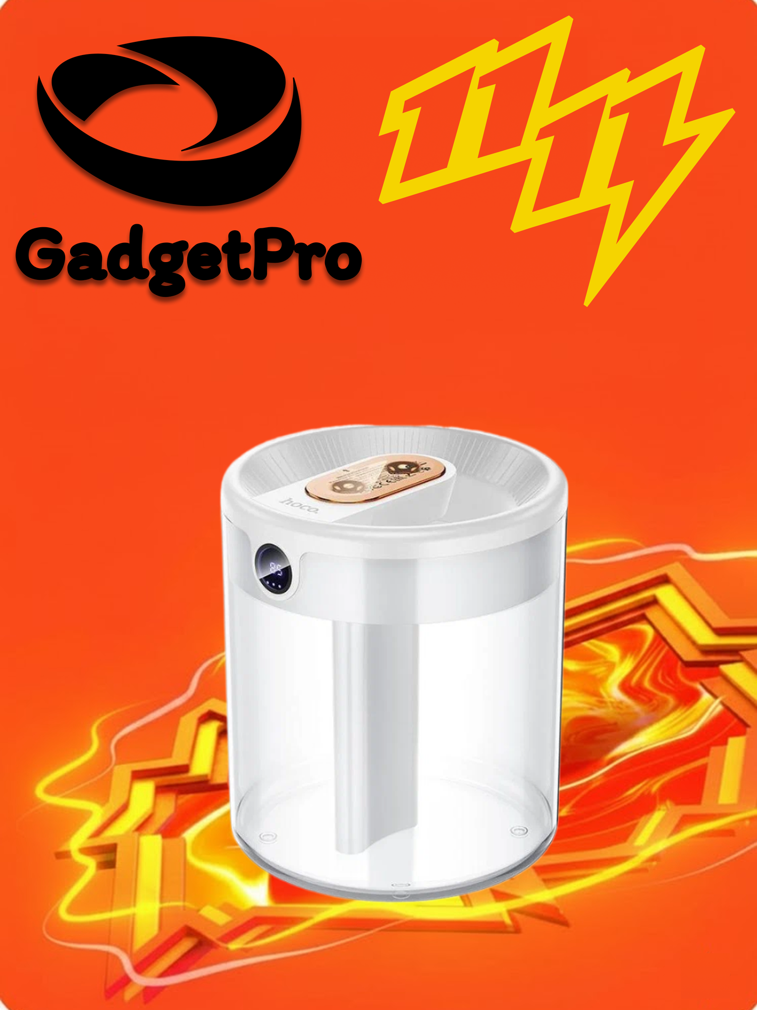 Увлажнитель воздуха Hoco HX31: ультразвуковой увлажнитель для дома, тихий, современный дизайн.