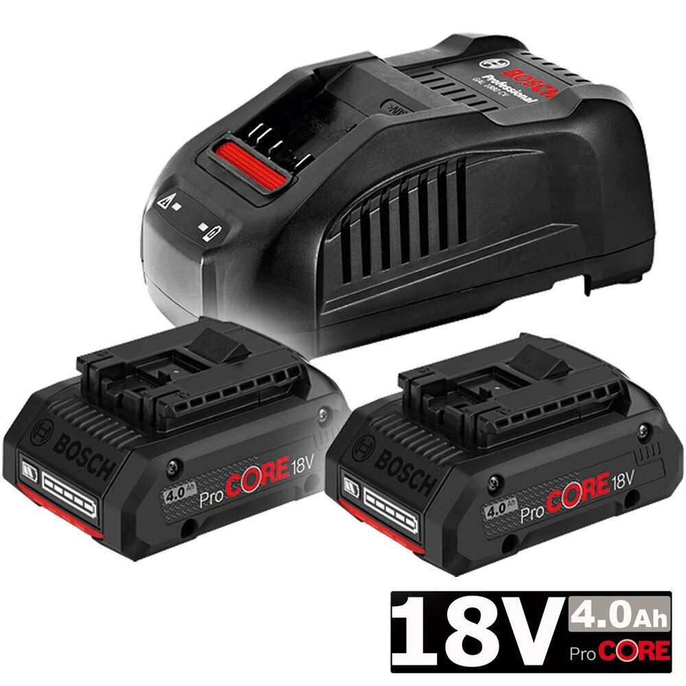Bosch Батарея аккумуляторная Bosch ProCORE 18В 4А·ч Li-Ion (З/У в компл.) (1600A016GF)