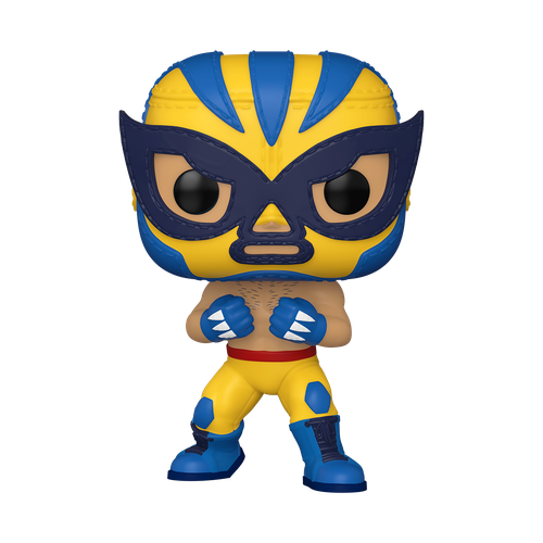 Фигурка Funko POP! Bobble Marvel Luchadores Wolverine 53873, 10 см набор фигурок marvel lucha libre железный человк капитан марвел