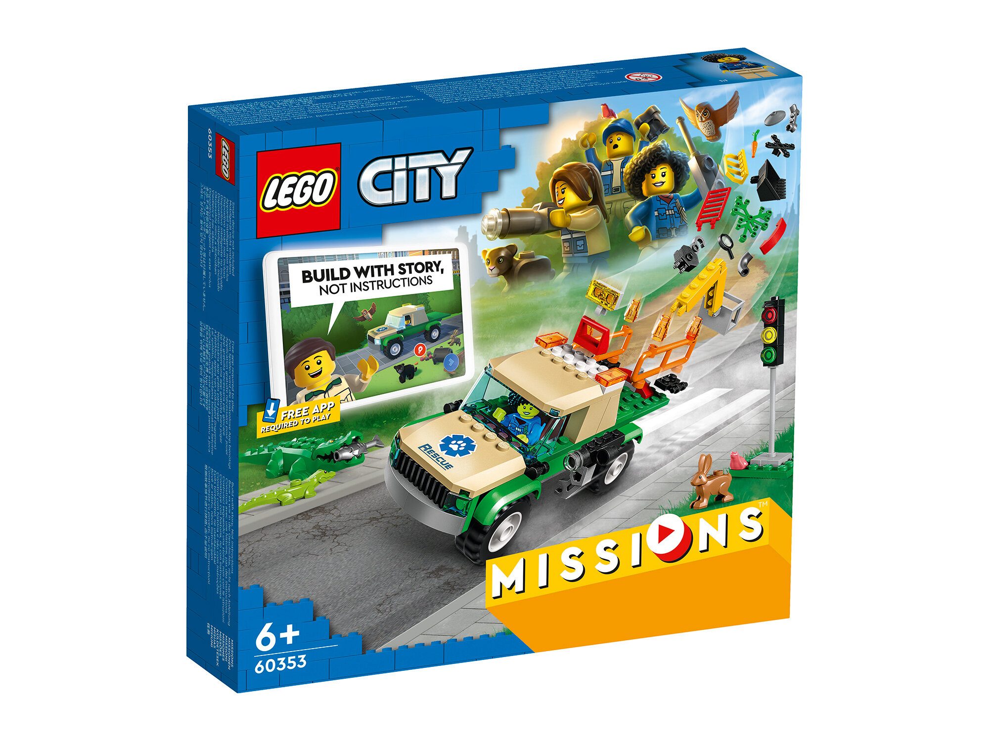 Конструктор LEGO City 60353 Wild Animal Rescue Missions, 246 дет.