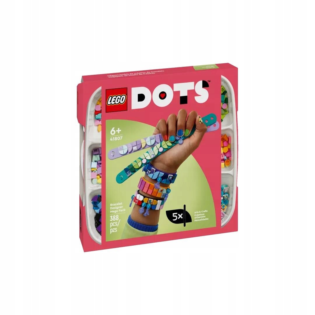 Конструктор LEGO DOTS 41807 Браслет Mega Pack