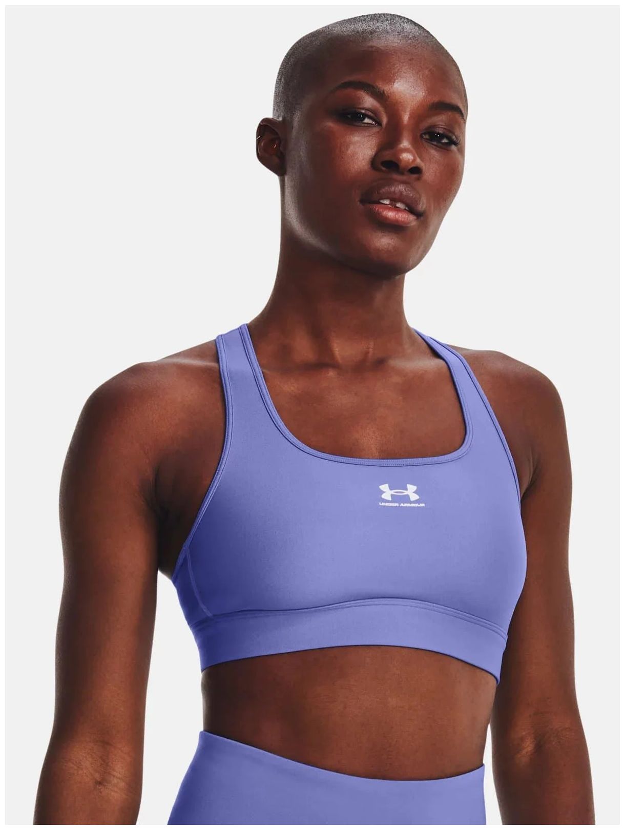 Топ беговой Under Armour HG Mid Padless Blue (INT:S)