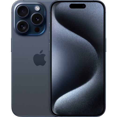 Смартфон Apple iPhone 15 Pro 128 ГБ, Dual: nano SIM + eSIM, синий титан смартфон apple iphone 15 pro 512 гб dual nano sim esim титан