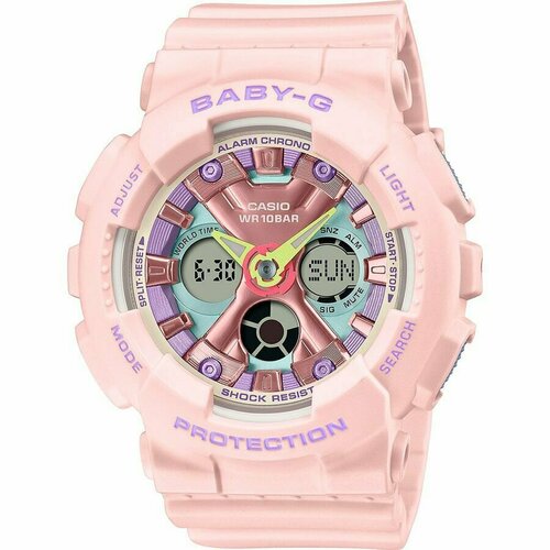 фото Наручные часы casio baby-g 78126, розовый