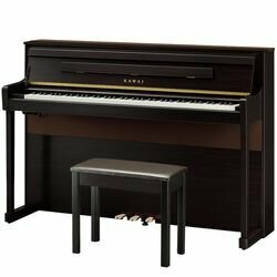 Kawai ca901 r цифровое пианино с банкеткой, 88 клавиш, механика gfiii, 256 полифония, 96 тембров