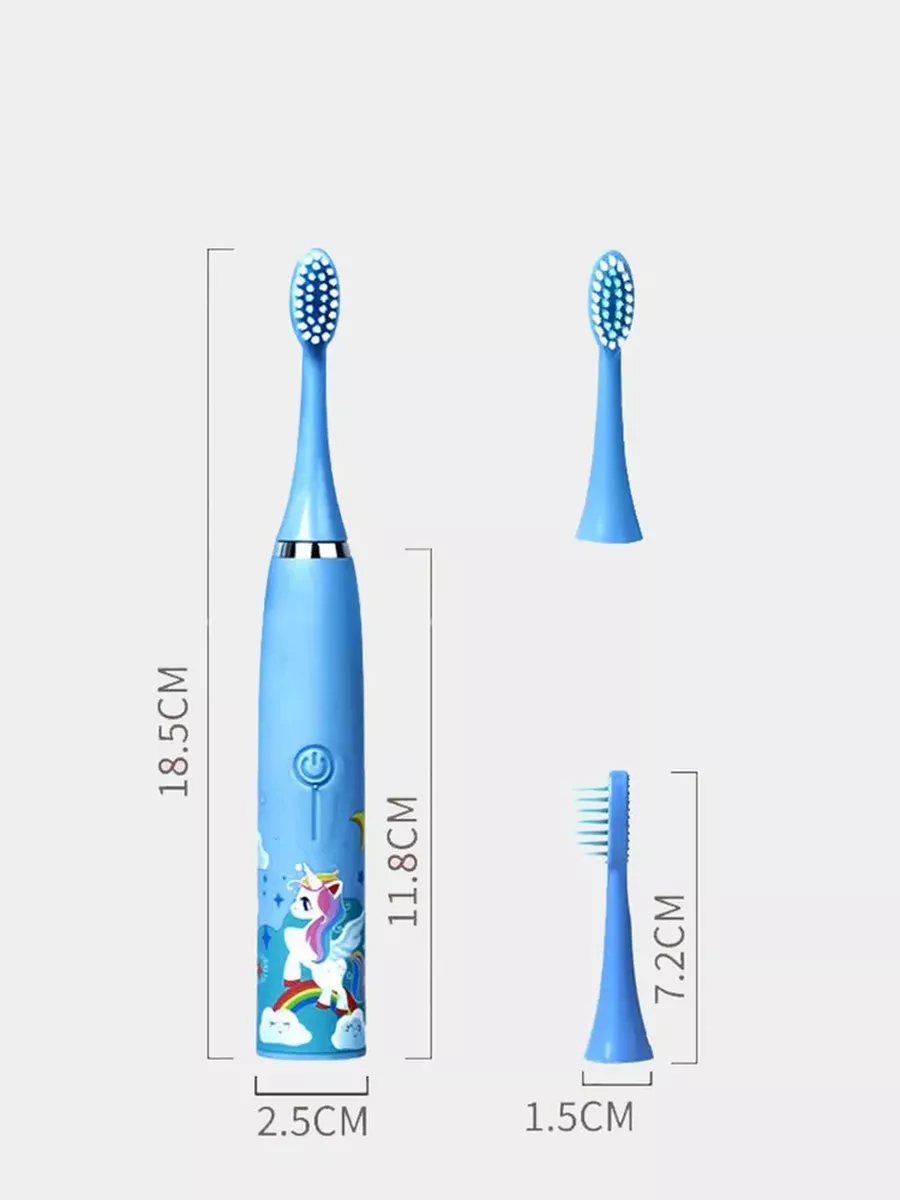 Электрическая зубная щетка KIDS BLUE G-HL03BLU GEOZON - фото №5