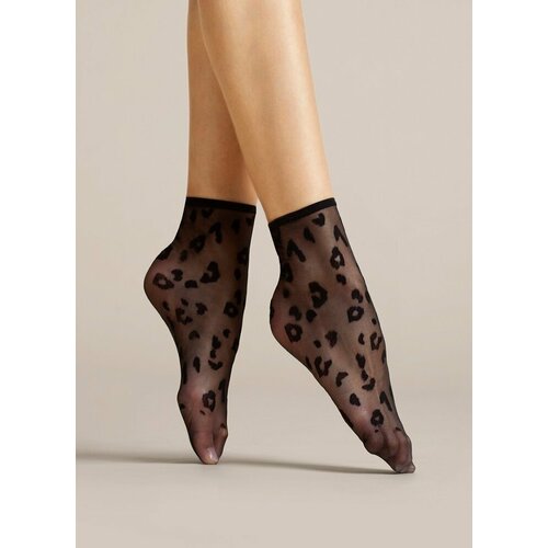 фото Женские носки fiore, 8 den, размер 35/40, черный
