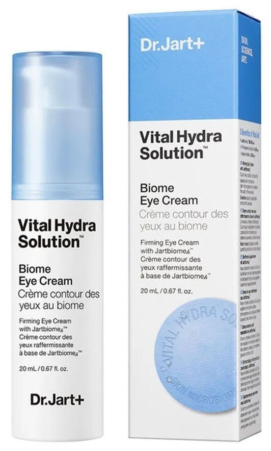 Dr.Jart Увлажняющий корректирующий крем для области вокруг глаз Vital Hydra Solution Biome Eye Cream, 20 мл.