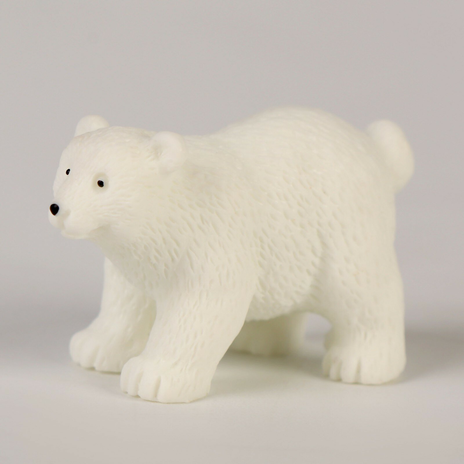 Миниатюра кукольная «Белый медведь», набор 3 шт, размер 1 шт. — 4 × 2 × 3 см