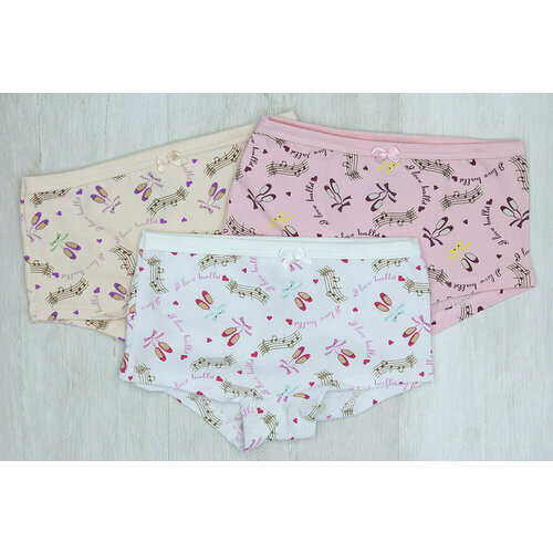 фото Трусы baykar, размер 86-92, белый, розовый