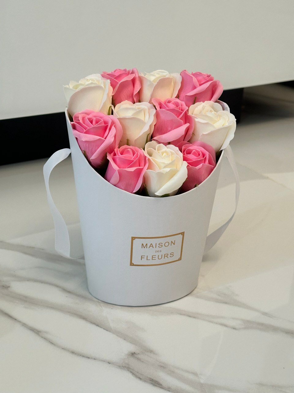 Букет из 11 мыльных роз подарок на день мамы