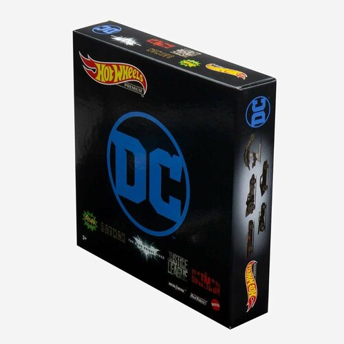 набор batman ежедневник dvd Коллекционный набор машинок Hot Wheels Premium Batman Bundle (Хот Вилс Премиум комплект Бэтмен 5 машинок)