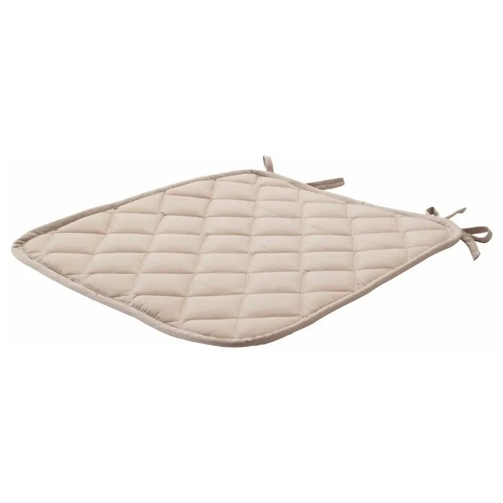 Подушка на стул бежевый 38/35x38x2 см. Икеа Сита Ikea Sitta