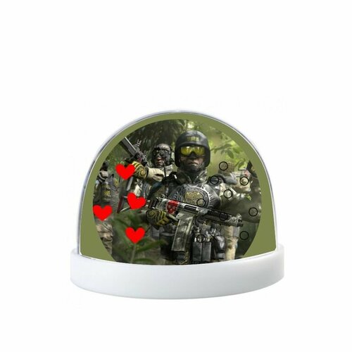 Водяной шар Warface, Варфейс №20, Блестки-сердечки