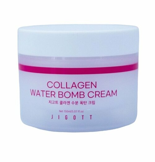 Jigott Collagen Water bomb Cream Крем для лица с коллагеном 150мл