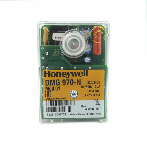 контроллер управления горением honeywell resideo s4960b1055 арт 0020027677 чехия Блок управления горением Resideo (Honeywell) DMG 970 (Thermobile 40.720.131)