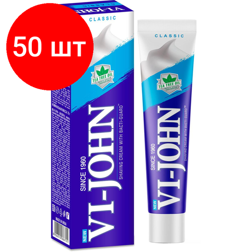 Комплект 50 штук, Крем для бритья ВИ джон Классик 70гр