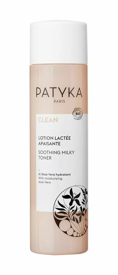 Успокаивающий тоник для лица с алоэ вера Patyka Clean Soothing Milky Toner