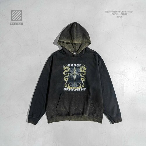 фото Худи off street, размер l, черный