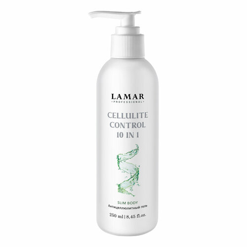 Lamar Professional, Антицеллюлитный гель CELLULITE CONTROL 10 IN 1, 250 мл