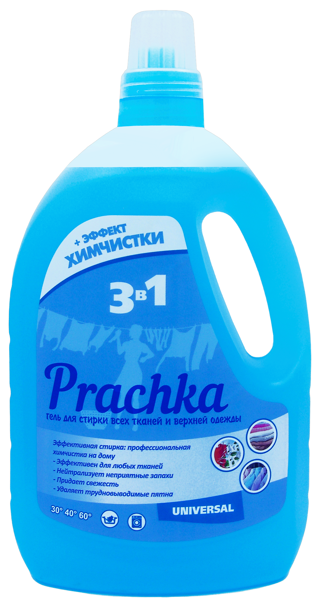 Гель для стирки PRACHKA UNIVERSAL, 3300 мл