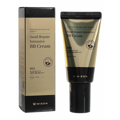 BB-крем для лица с муцином улитки #23, SNAIL REPAIR INTENSIVE BB CREAM #23, Mizon, 8809663754136