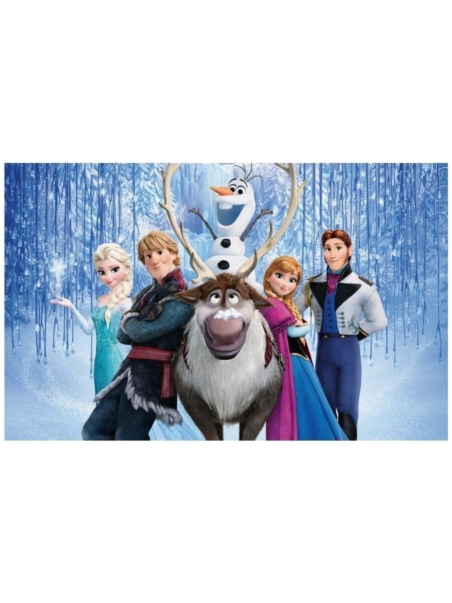 Плакат / Постер Холодное сердце / Frozen / 60см. Высотой