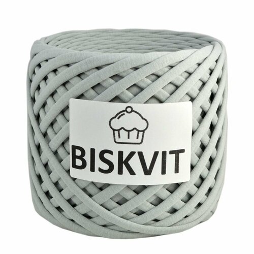 Трикотажная пряжа Biskvit (Бисквит) цвет Жемчужный, 330гр. 100м. (100% хлопок), 1 моток. трикотажная пряжа biskvit бисквит цвет zara home зара хом 330гр 100м 100% хлопок 1 моток