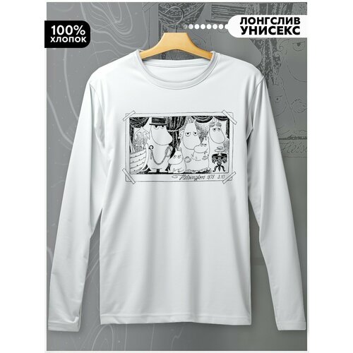 фото Лонгслив бруталити, размер l, белый