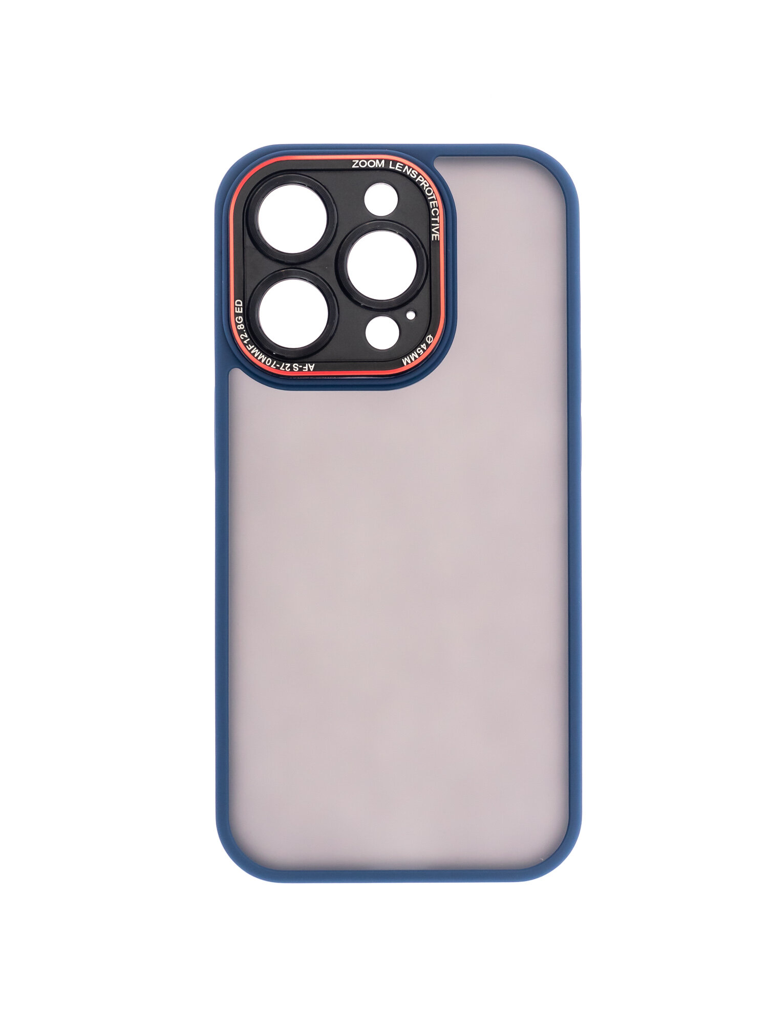 Чехол-накладка для iPhone 15 Pro VEGLAS Crystal Shield синий