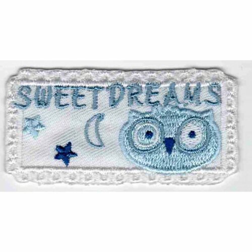 Термоаппликация HKM Sweet Dreams wei, 1 шт 6,5 х 4 см белый 0,125 см HKM 33266/1SB
