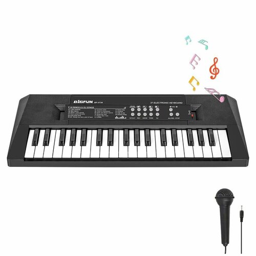 Детский синтезатор с микрофоном BIGFUN (37 клавиш)