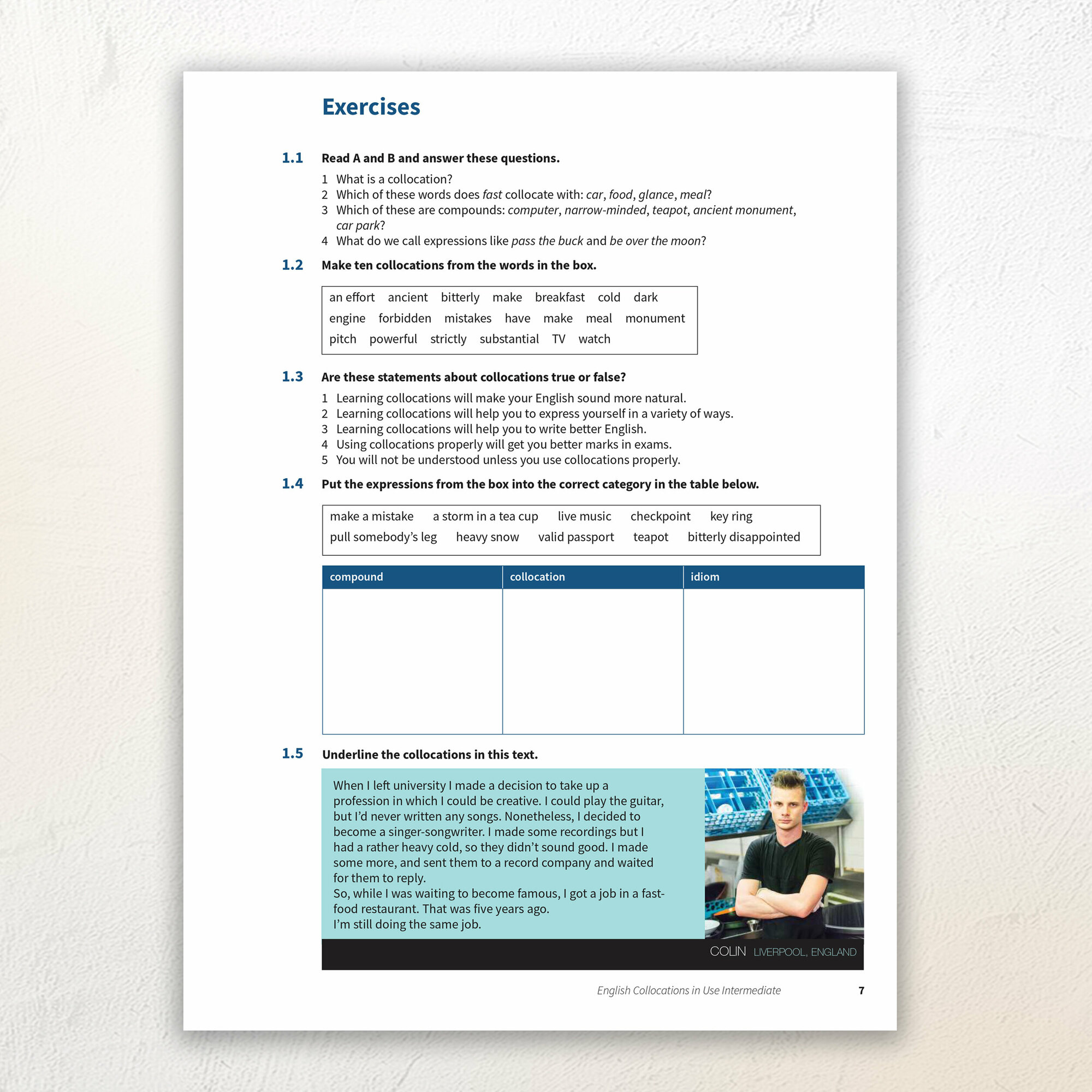 English Collocations in Use Intermediate 2 Edition Bk +ans - фото №10