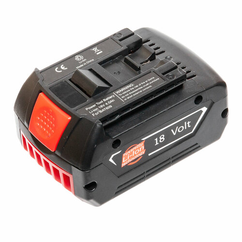 Аккумулятор BAT609 для инструмента Bosch GSB 180-LI 18-2-LI GST GSA GWS GDS GHO 18 V-LI 1 600 A00 2U5 1600Z00038 - батарея 4000mAh 3554₽