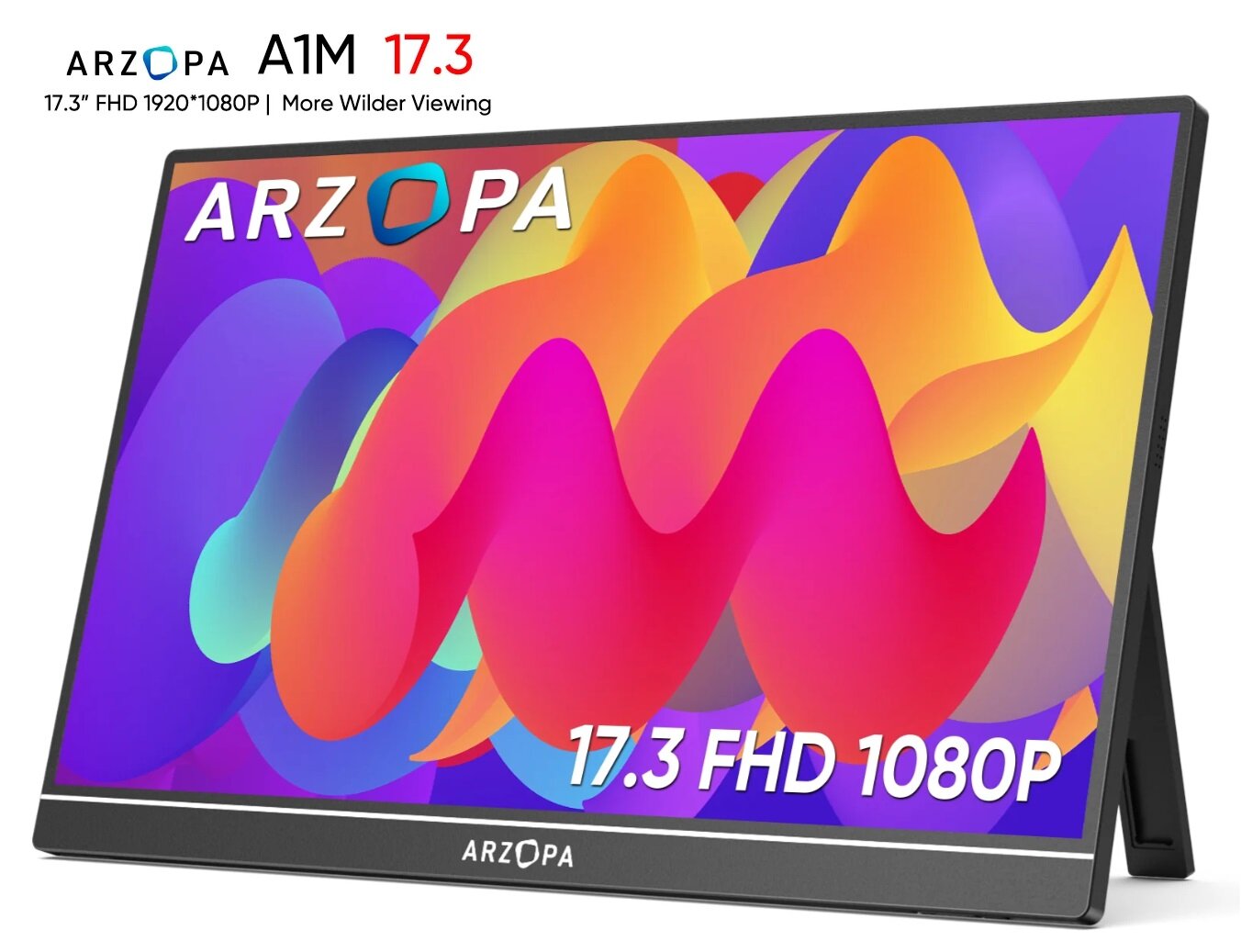 17.3" Портативный монитор ARZOPA A1M 144Hz черный