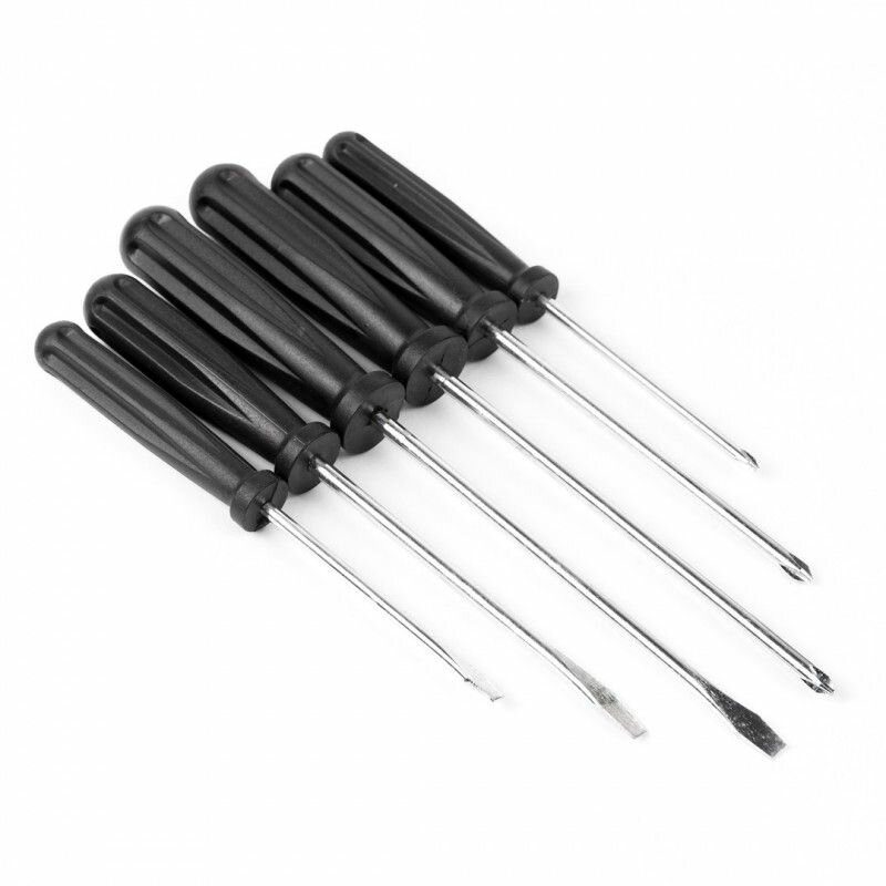 Набор отверток Помощник PH/SL в блистере настенный держатель 6 шт.