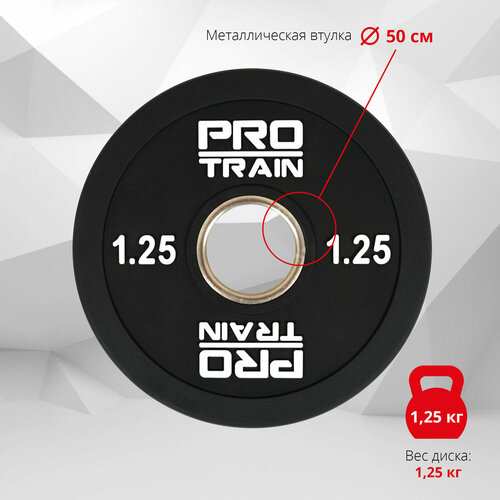 фото Диск полиуретановый protrain ppu-1,25 (д=51 мм)